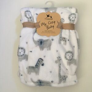 NEW Baby Blanket Soft Cozy Lightweight Animal Theme | Adirondack Baby